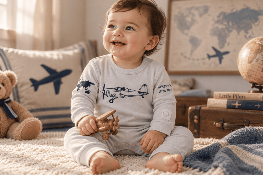 Aviation Baby Rompers: The Perfect Outfit for Little Future Pilots