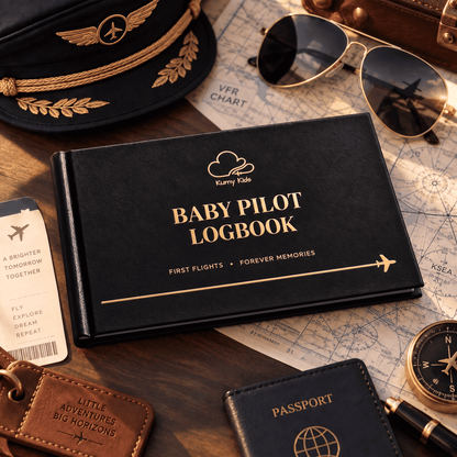 Baby Pilot Logbook – First Flight Travel Journal