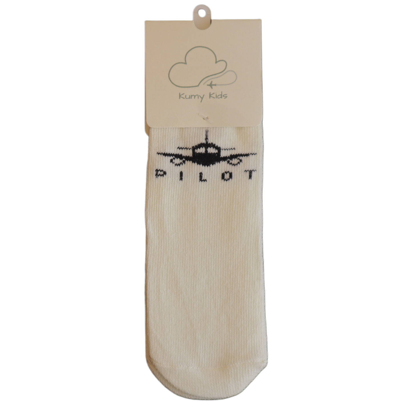 Calcetines Algodón Bebé Avión Piloto Aviación - Suaves Italianos 0-24M