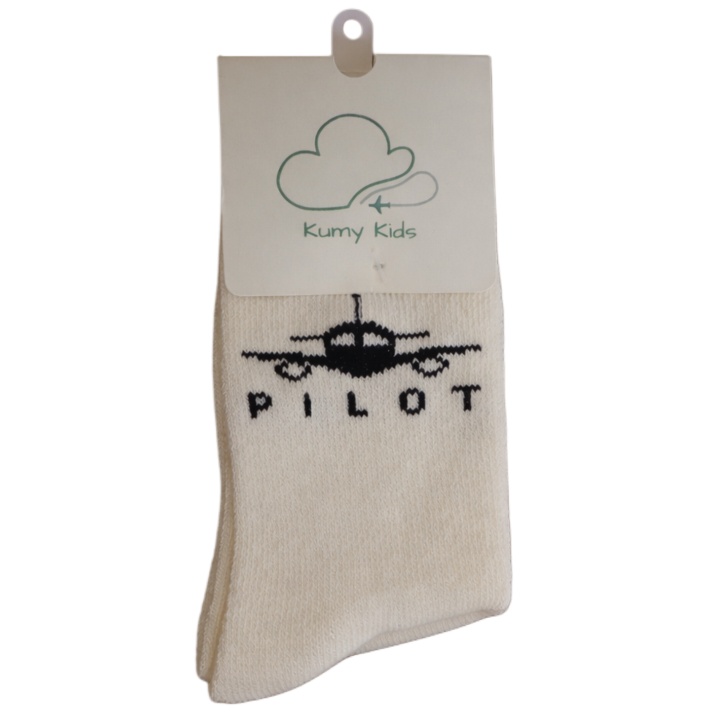 Calcetines Algodón Bebé Avión Piloto Aviación - Suaves Italianos 0-24M