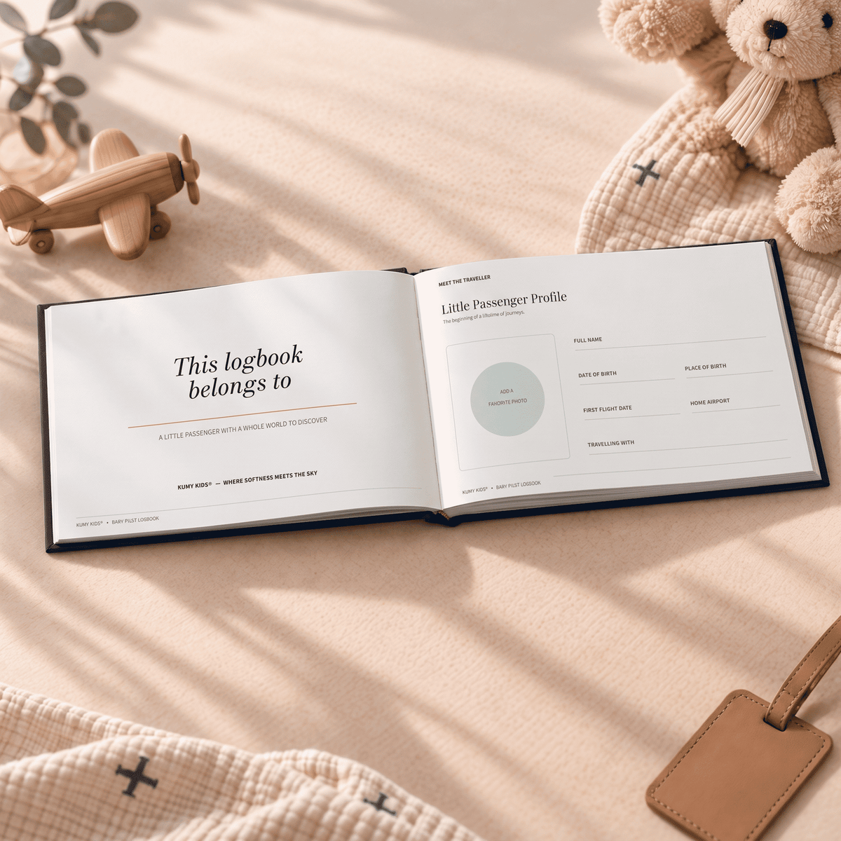 Baby Pilot Logbook – First Flight Travel Journal