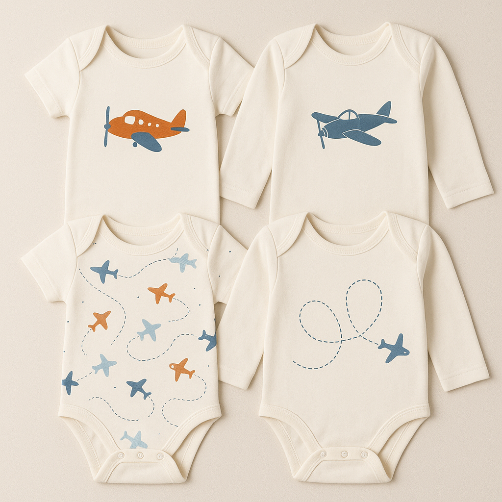 Baby Onesies Mix & Match Bundle | Long & Short Sleeve