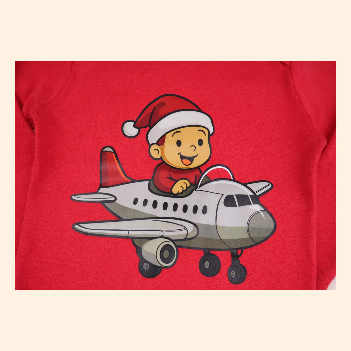 Christmas Baby Onesie with cartoon details