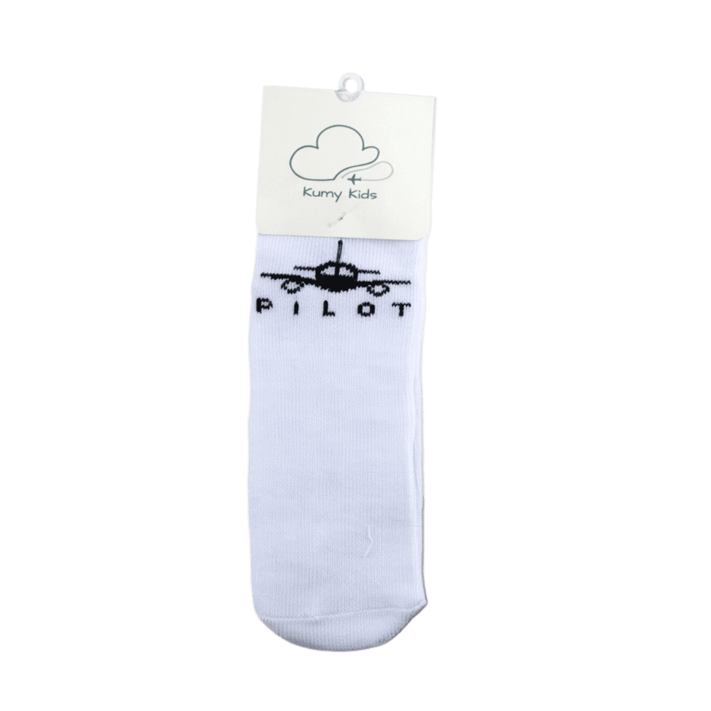 Calcetines Algodón Bebé Diseño Aviación - Suaves Elásticos Italiano 0-24M