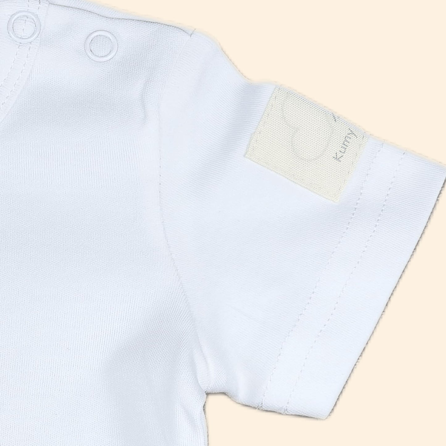 Baby Short Sleeve Aviation Bodysuit - 100% Cotton Italian Design 0-24M
