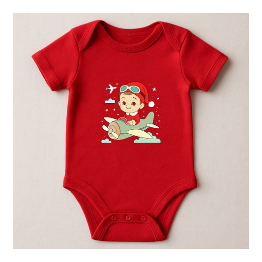 Body neonato a manica lunga Christmas Flight Kumy Kids® – Edizione limitata natalizia