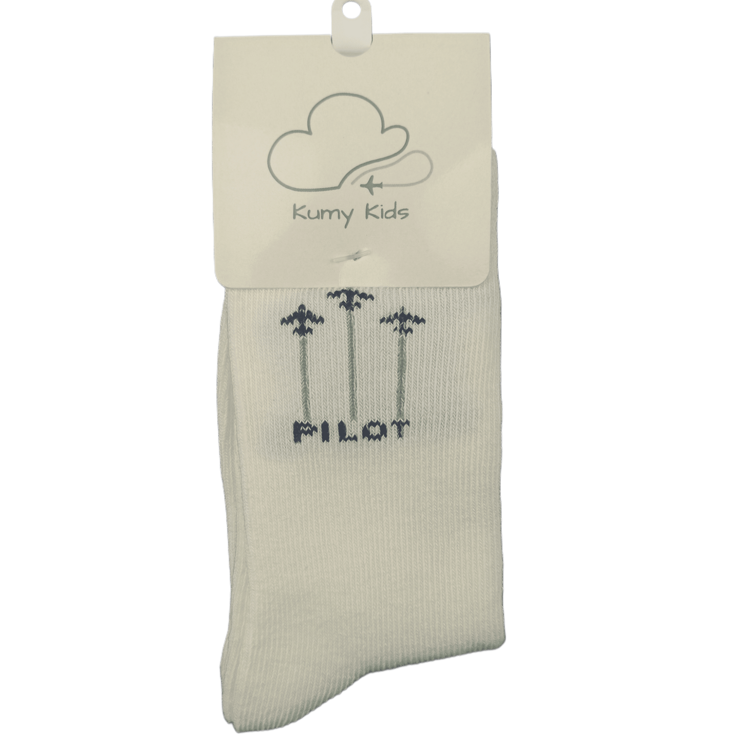 Calcetines Algodón Bebé Diseño Aviación - Suaves Elásticos Italiano 0-24M
