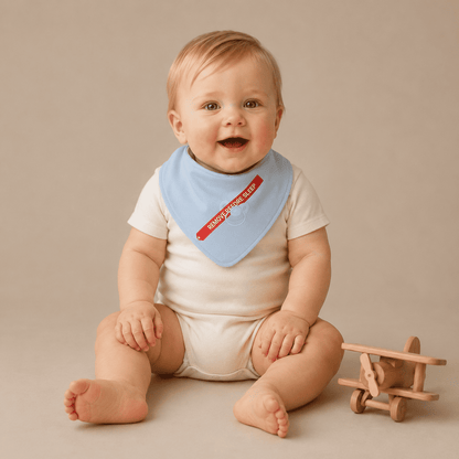 Babero Bebé Bandana Aviación Algodón - 80% Algodón 20% Poliéster Diseño Italiano 0-36M