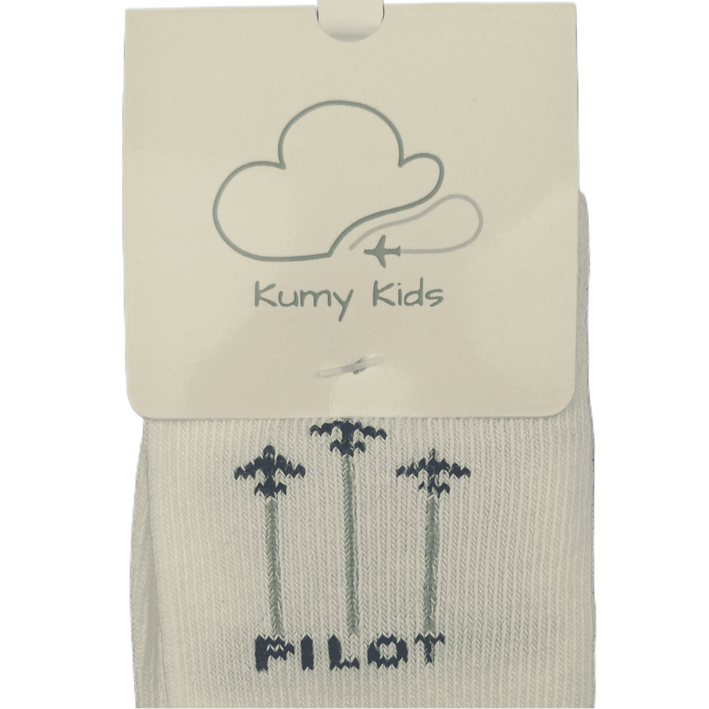 Calcetines Algodón Bebé Diseño Aviación - Suaves Elásticos Italiano 0-24M