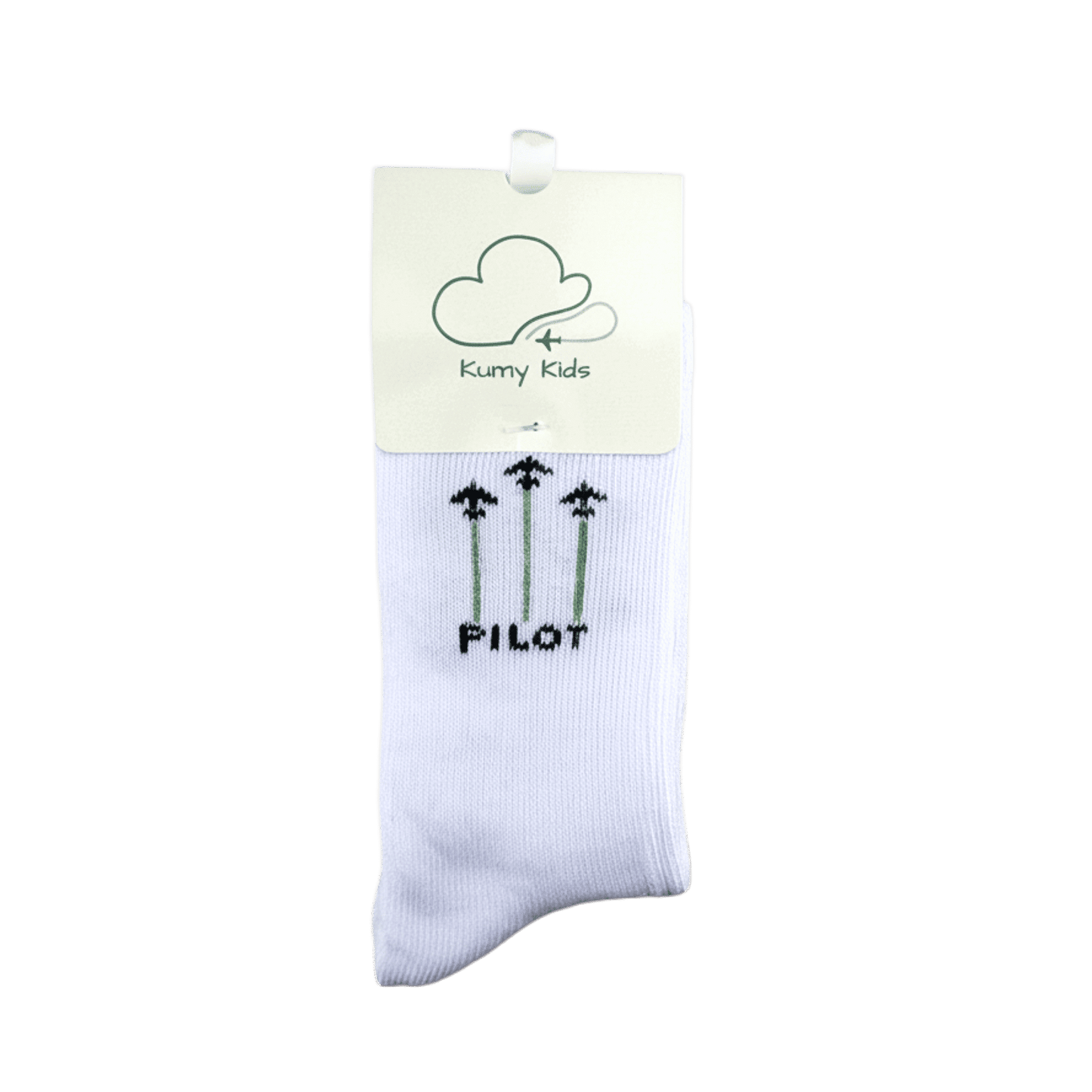 Calcetines Algodón Bebé Diseño Aviación - Suaves Elásticos Italiano 0-24M